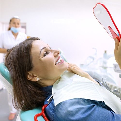 Patient in Fort Myers smiling after cosmetic dental bonding