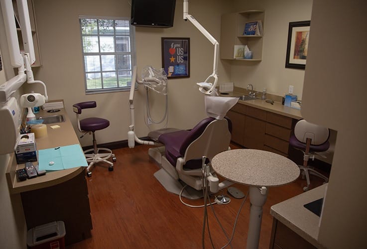 Dental exam room