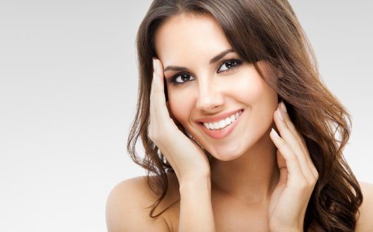 woman with veneers in North Naples